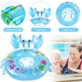 thumbnail image 3 of Baby Swimming Ring Cute Cartoon Baby Swimming Float with Dual Handle Safe Leak-Proof Baby Inflatable Float Sea, 3 of 5