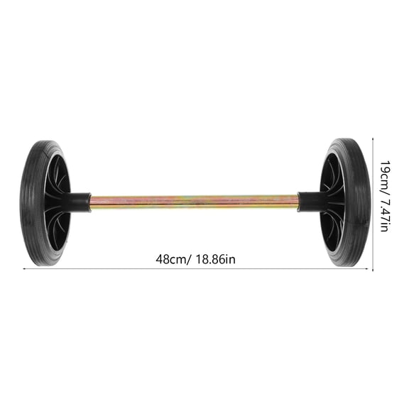 LOLIPPYY 1Set Replacement Wheel for Trash Can Rubber Gallon Garbage Can Wheel with Easy Installation