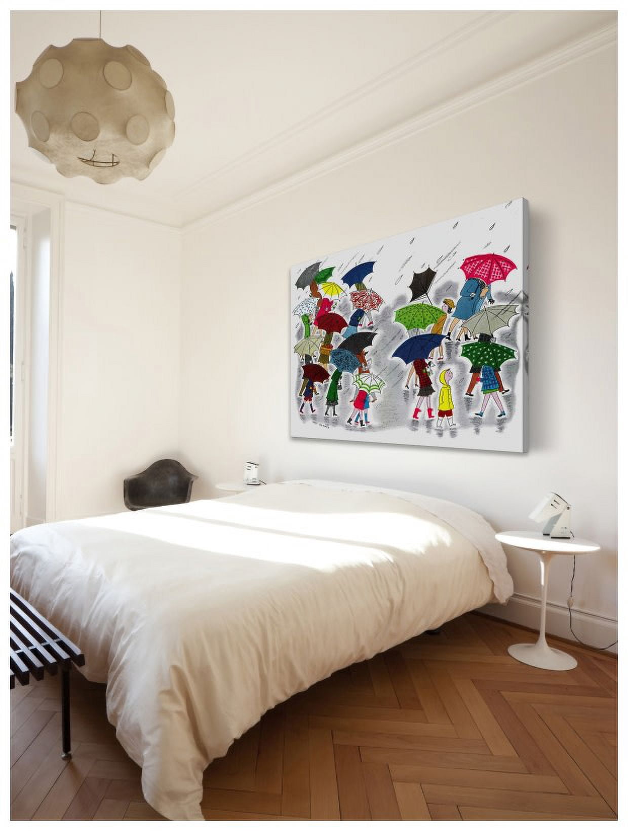 Marmont Hill "Rainy Day" by Curtis Painting Print on Canvas