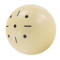 thumbnail image 3 of Bola de billar DYNWAVEMX portátil con puntos beige 2 pulgadas 1 pieza accesorios regalos de repuesto para juegos de entrenamiento experto, 3 of 6