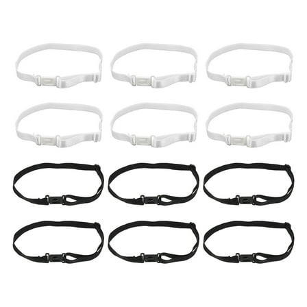 Jk Extension Belt Receive Flowers Elasticity Black Bow Tie Straps Band for 20 Pcs