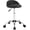 Black, variant on LiteHaven Height Adjustable Rolling Stool Swivel Pedicure Stool Adjustable Drafting Salon Chair with Back Rest PU Cushion for Tattoo Shop Home Office Set of 1 white