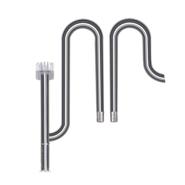 CAROOTU Lily Pipe Stainless Steel Inflow Outflow Filter for Aquarium Planted Fish Tank