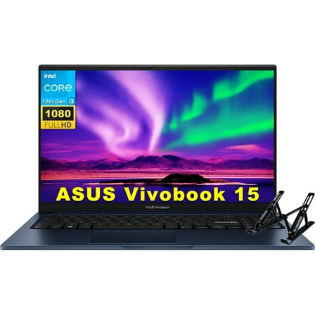 ASUS Vivobook 15 Laptop 2024 , 15.6" FHD Display, Intel Core i3-1215U, 40GB RAM, 1TB SSD, Intel UHD Graphics, Student & Business, Thin & Light, Wi-Fi, Windows 11 Home in S Mode, Quiet Blue