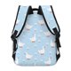 thumbnail image 4 of Balery Goose White Flowers Mochila Escolar Impresa, Mochila Ligera para Viajes Casual, Mochila Duradera y Cómoda Multifuncional, Mochila para Laptop-One Size, 4 of 5