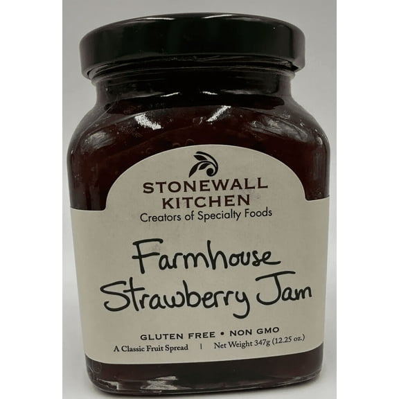 Stonewall Kitchen Farmhouse Strawberry Jam Gourmet 12.25 oz