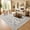 Beige, variant on Wondo 4x6 Vintage Bohe Washable Beige Area Rug for Living Room, Bedroom, Dining Room, Office, Nursery Anti-slip Easy Care Carpet, Ultra-thin Stain Resistant Indoor Low Pile Carpet