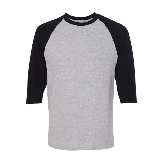Gildan Heavy Cotton Three-Quarter Raglan Sleeve Baseball T-Shirt
