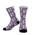 thumbnail image 2 of Six Seven 67 Socks for Men Women,Funny 67 Christmas Stocking Stuffers for Teens Boys Girls, 2 of 4