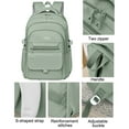thumbnail image 5 of Luluy Fashion Teen School Backpack for College, Aesthetic Bookbag for Women, 5 of 7