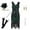 GN2, variant on TJAZFJPA Corset Dress Women's Evening Dress Beaded Sequin Fringe Skirt Set Romper Dress Sparkly Dresses for Women
