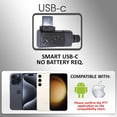 thumbnail image 4 of Klein Electronics Single Wire Push to Talk Earpiece with USB C Connector, Smart USB-C No Battery Required, Works with iOS iPhone/Android And Various PTT Apps, Noise Redusing Mic PTT Headset, 4 of 7