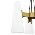 thumbnail image 4 of Modway Beacon 3-Light Pendant Light in Opal Satin Brass, 4 of 7