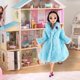 thumbnail image 4 of Wool Coat for 30cm/12in Girl Dolls Accessories Handmade Dressing Clothes for Preschool Pretend for Play Game Kid, 4 of 4