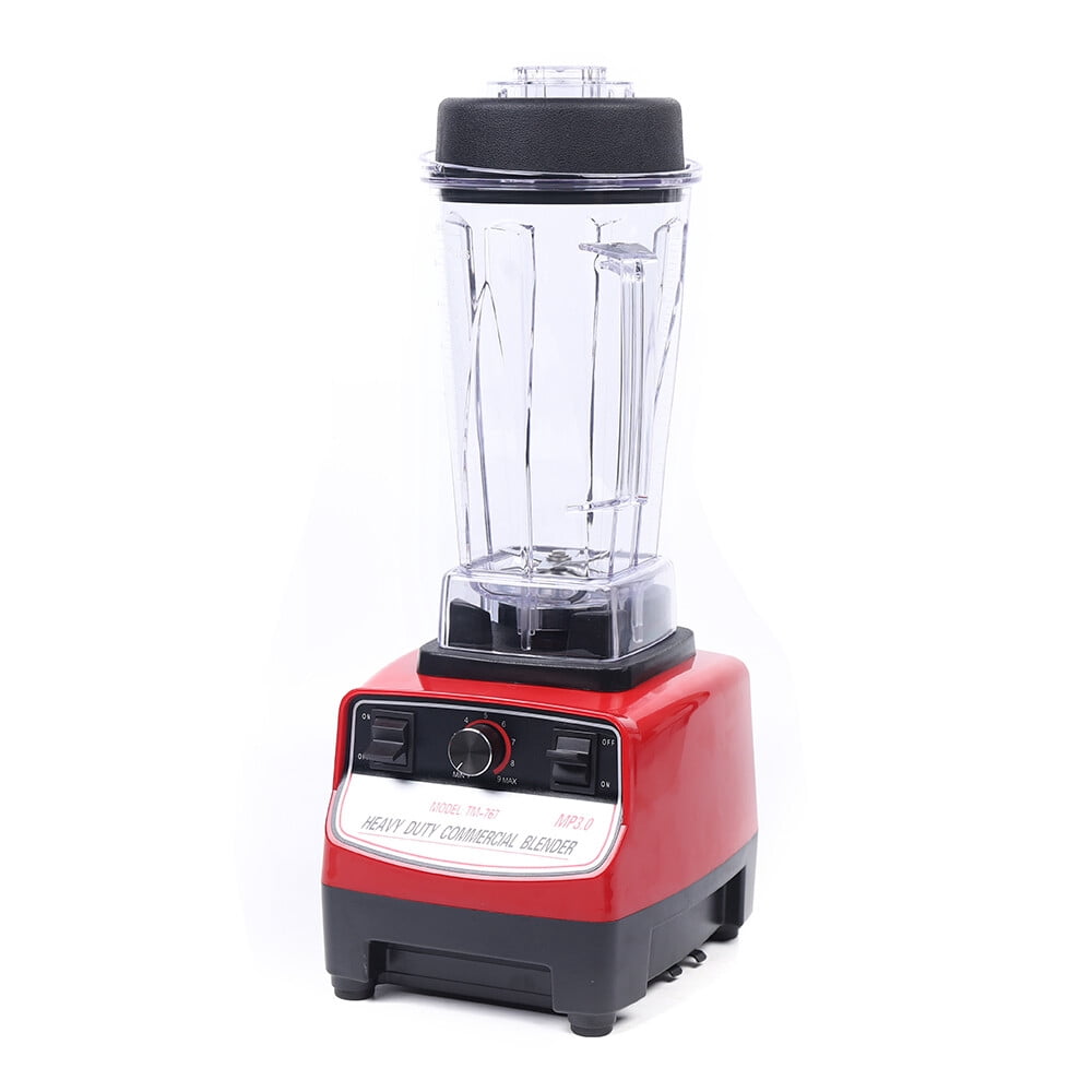 1500W 110V Commercial Smoothie Mixer 2L Large Capacity Juicer Power Food Fruit Ice Processor for Home Bar Restaurant Hotel Cafe