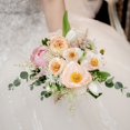 thumbnail image 4 of MINKUROW Artificial Flowers 5Pcs Poppies Flowers Artificial Silk Flowers for Home Office Wedding Outdoor Decor (Champagne), 4 of 6