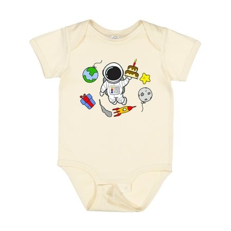 

Inktastic Astronaut Birthday Boys or Girls Baby Bodysuit