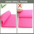 thumbnail image 5 of 6 Pads Lined Sticky Notes 3x3 Sticky Notes with Lines Self-Stick Note Pads 6 Bright Multi Colors,100 Sheet/Pad, 5 of 6