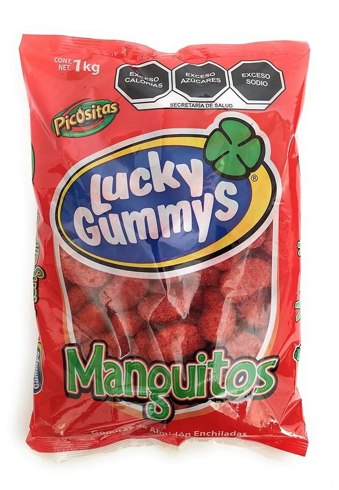 Lucky Gummys Manguitos con Chile 1kg - 2.2lbs