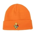 thumbnail image 1 of WITHMOONS The Simpsons Beanie Hat Simpsons Embroidery Hat HL51140 (Orange), 1 of 2