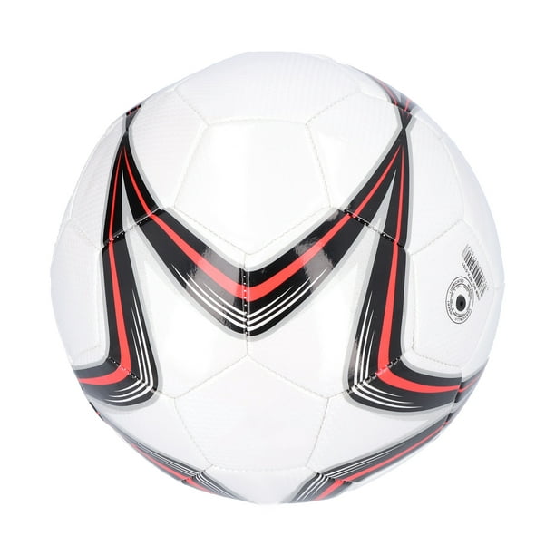 Ballon Foot Sphérique Blanc Noir - Décoration Sports 