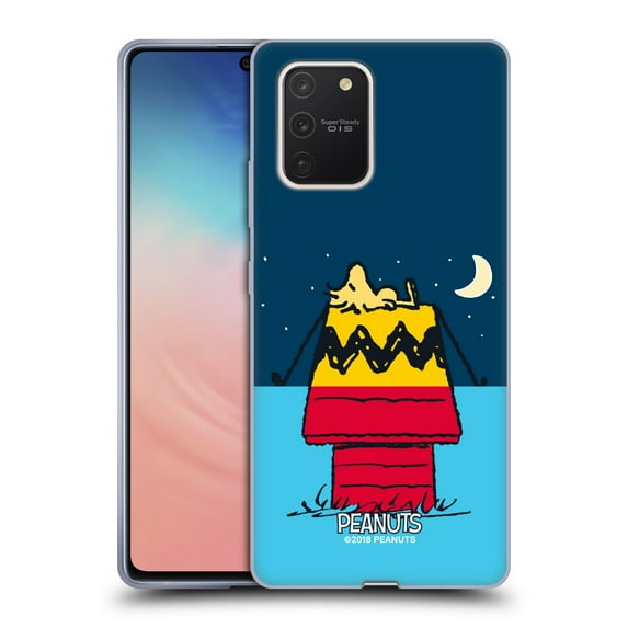 Head Case Designs Officially Licensed Peanuts Halfs And Laughs Woodstock House Soft Gel Case Compatible with Samsung Galaxy S10 Lite