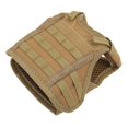 thumbnail image 2 of Mini gilet de bière en nylon avec porte-bouteille et manchon pour décoration de bière, kaki, 2 of 4