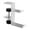 Silver, variant on Fireplace Stocking and Garland Hanger, Adjustable Heavy Duty Brick Hanger, Double Hook Mantel Hook for Holiday Stockings, Garlands, and Decorations