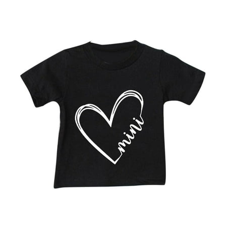 

NECHOLOGY Christmas Pajamas for Family Plaid And Kids Fashion Crewneck T Shirts Mommy Christmas Pajamas for Family 3x Suit Black 2-3Years