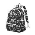 thumbnail image 2 of Cute Dinosaur Pattern Backpack for School,Cute School Bag,Schoolbag with Adjustable Shoulder Straps & Padded Back,13.4"x11"x4.7", 2 of 6