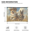 thumbnail image 3 of Cauagu Farm Corgi German Shepherd for Tyvek Makeup Bag,Reusable Travel Cosmetic Bag Women Organizer Toiletry Bag Birthday,Gifts for Women Girlfriend Mom Teacher 6.5’’*8.9’’, 3 of 7