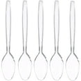 thumbnail image 4 of Disposable Spoons Plastic Spoon Heavy Duty - 6.5" Clear Spoons Plastic Disposable Transparent Plastic Spoons, 4 of 8