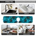 thumbnail image 6 of Coolnut 2 PCS Faucet Splash Catcher, Tulips Microfiber Cloth Kitchen Faucet Absorbent Mat Sink Splash Guard Faucet Mat Sink Water Absorbent Mat for Kitchen, 14"x5", 6 of 7