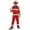 AB105 Red, variant on Bainana Boys Christmas Cosplay Fireman Outfit Set Long Sleeve Striped Print Jacket Pants 8 Pieces Matching Set Little Kids Trendy Daily Wear