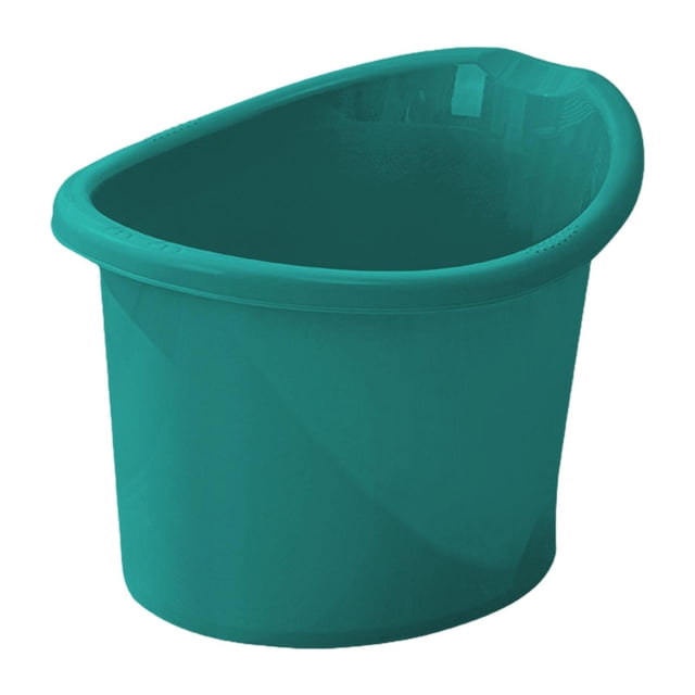 ñera infantil, Cubo de ño infantil para sentarse y remojar, Cubo de ñera vertical grueso para bebé, ñera para bebé para niños, regalos para bebés recién nacidos verde oscuro