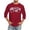 Wine, variant on NinXxx Men's 3/4 Sleeve City Name Comfortable Crewneck Solid Tee Grey M Grey M