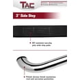 thumbnail image 5 of TAC Side Steps Fit 1999-2016 Ford F250/350/450/550 Super Duty Regular Cab Truck Pickup 3” Stainless Steel Side Bars Nerf Bars Step Rails Running Boards Off Road Exterior Accessories (2 Pieces), 5 of 7