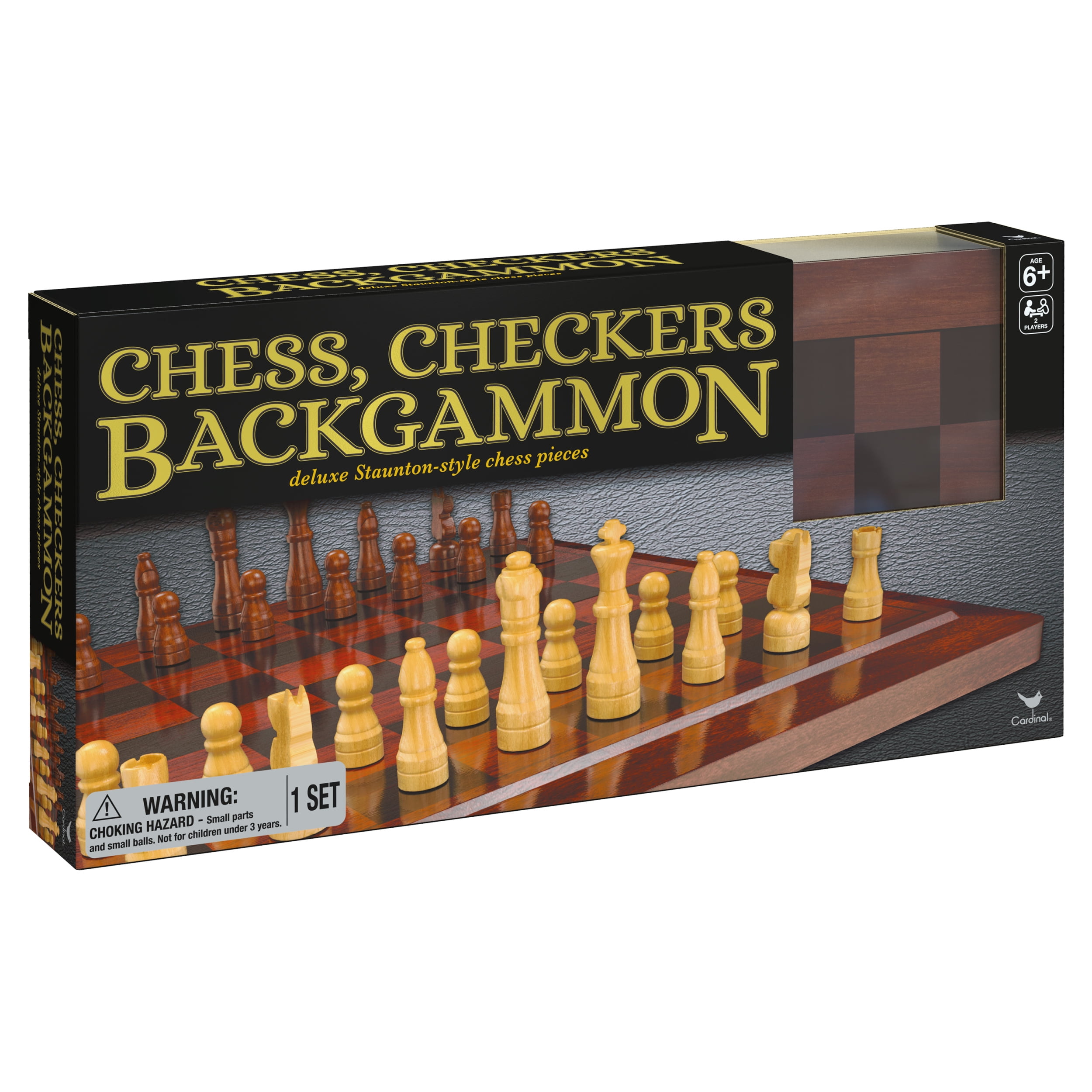 Chess, Checkers, Backgammon (Xadrez, Damas, Gamão)