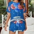 thumbnail image 2 of 4th of July 2 Pack Women’s Pajama Set Print Sleepwear And Shorts Y2k Loungewear Sets S-5XL, 2 of 7