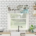 thumbnail image 2 of Wooden Plank Windows Valances Curtain Kitchen Rod Pocket Short Panels Spring Home Mason Jar Floral Retro Window Treatment Topper Curtains for Living Bedroom Garden 54x18 in, 2 of 6