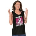 thumbnail image 5 of Detect Protect Breast Cancer Aware Tank Top Tee Shirt Women Brisco Brands S, 5 of 6