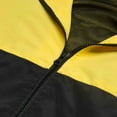 thumbnail image 3 of MADHERO Men's Windbreaker Jacket With Hooded Lightweight Packable Jacket Yellow/Black Size 2XL, 3 of 6