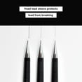 thumbnail image 4 of Sakura Mechanical Pencil 0.5 mm - Pencil with 3 Eraser Refills - Fixed Sleeve for Using Rulers and Templates - Black, 4 of 7