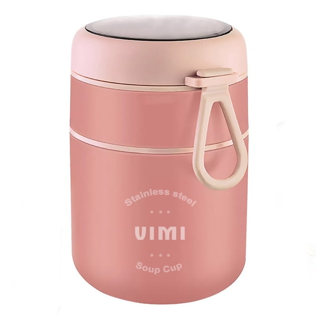 Lonchera Térmica VIMI De Acero Inoxidable 710ml Incluye cuchara