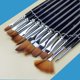 thumbnail image 3 of Teissuly 12x Nylon Hair Paint Brush Set Artist Watercolor Acrylic Oil Painting Supplies Teissuly WER202312026874, 3 of 3