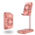 thumbnail image 1 of Youkk Support de Bureau de Téléphone Intelligent Réglable avec Ventilateur de Refroidissement USB Support de Téléphone Pliable Support de Téléphone Intelligent No.3, 1 of 6