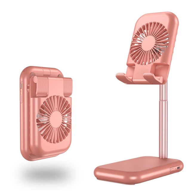 Youkk Support de Bureau de Téléphone Intelligent Réglable avec Ventilateur de Refroidissement USB Support de Téléphone Pliable Support de Téléphone Intelligent No.3