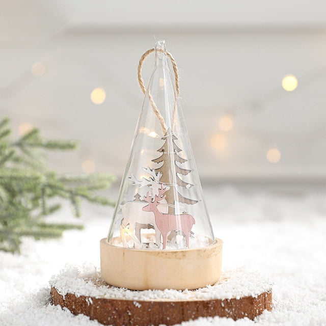 ¡Liquidación! Luces navideñas TAKTUK, decoración navideña, luces de reno, pequeñas luces de noche, decoraciones de nieve, árboles de Navidad, decoraciones navideñas GlHouses, accesorios de escritorio.