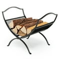 thumbnail image 1 of Gymax Fireplace Log Holder Folding Firewood Rack Storage Heavy Duty Logs Stacker, 1 of 9