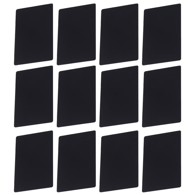 MasteelfCA 100pcs Blank Metal Name Cards Engraved Smooth DIY Printing Business Cards